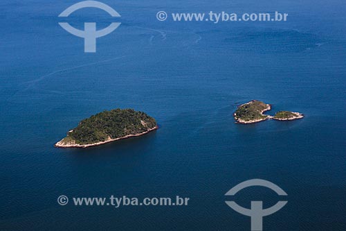  Foto aérea de ilhas na Baía de Ilha Grande  - Angra dos Reis - Rio de Janeiro (RJ) - Brasil