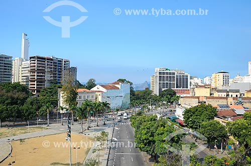  Lapa vista de cima dos Arcos da Lapa  - Rio de Janeiro - Rio de Janeiro (RJ) - Brasil