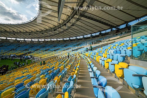  Interior do Estádio Jornalista Mário Filho (1950) - também conhecido como Maracanã  - Rio de Janeiro - Rio de Janeiro (RJ) - Brasil