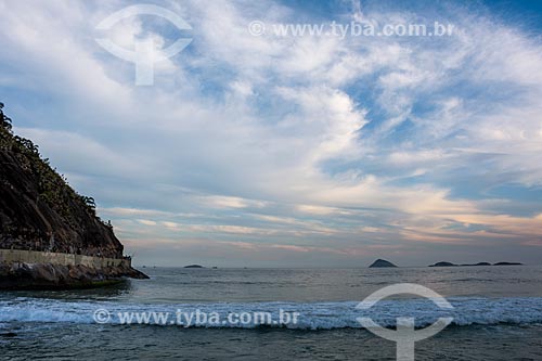  Entardecer visto da Praia do Leme  - Rio de Janeiro - Rio de Janeiro (RJ) - Brasil