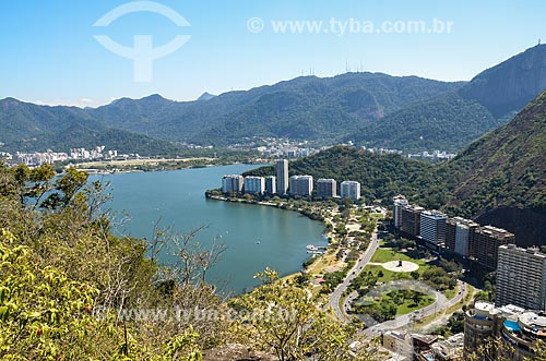  Lagoa Rodrigo de Freitas vista do Morro do Cantagalo  - Rio de Janeiro - Rio de Janeiro (RJ) - Brasil