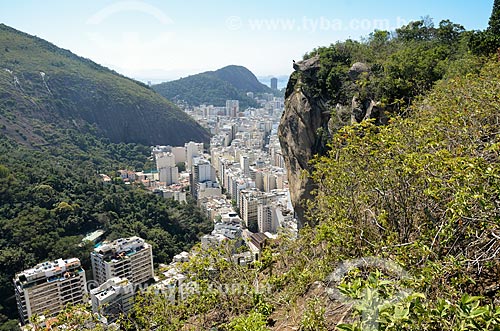  Vista dos prédios de Copacabana a partir do Morro do Cantagalo  - Rio de Janeiro - Rio de Janeiro (RJ) - Brasil