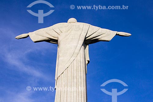  Detalhe da estátua do Cristo Redentor (1931)  - Rio de Janeiro - Rio de Janeiro (RJ) - Brasil