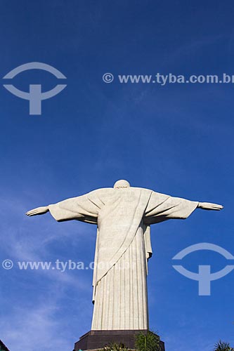  Detalhe da estátua do Cristo Redentor (1931)  - Rio de Janeiro - Rio de Janeiro (RJ) - Brasil