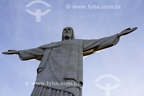  Detalhe da estátua do Cristo Redentor (1931)  - Rio de Janeiro - Rio de Janeiro (RJ) - Brasil