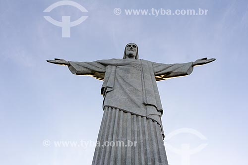  Detalhe da estátua do Cristo Redentor (1931)  - Rio de Janeiro - Rio de Janeiro (RJ) - Brasil