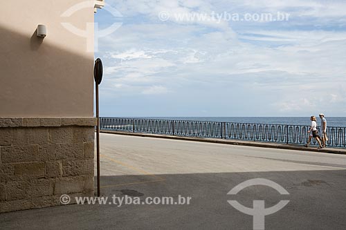  Orla da Ilha Ortígia - às margens do Mar Jônico  - Siracusa - Província de Siracusa - Itália