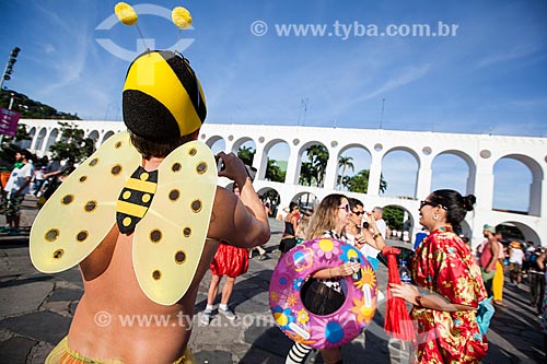  Foliões durante o carnaval  - Rio de Janeiro - Rio de Janeiro (RJ) - Brasil