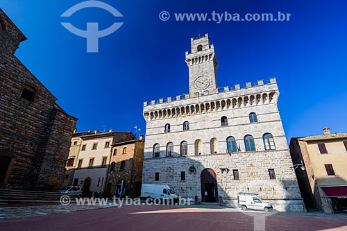  Palazzo Comunale na cidade de Montepulciano  - Montepulciano - Província de Siena - Itália