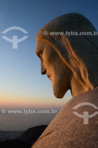  Detalhe da estátua do Cristo Redentor (1931)  - Rio de Janeiro - Rio de Janeiro (RJ) - Brasil