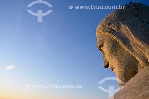  Detalhe da estátua do Cristo Redentor (1931)  - Rio de Janeiro - Rio de Janeiro (RJ) - Brasil