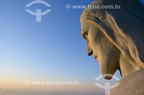  Detalhe da estátua do Cristo Redentor (1931)  - Rio de Janeiro - Rio de Janeiro (RJ) - Brasil