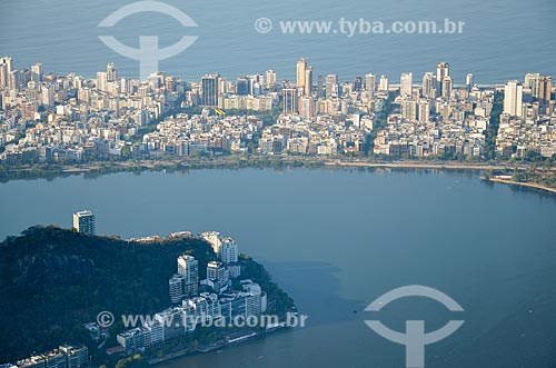  Vista do bairro de Ipanema a partir do Cristo Redentor  - Rio de Janeiro - Rio de Janeiro (RJ) - Brasil