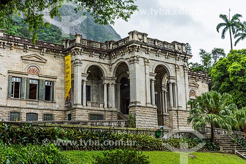  Fachada do prédio da Escola de Artes Visuais do Parque Henrique Lage - mais conhecido como Parque Lage  - Rio de Janeiro - Rio de Janeiro (RJ) - Brasil