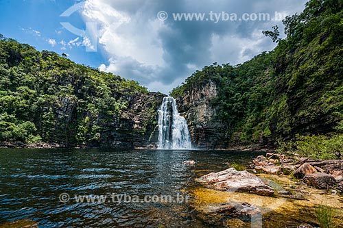  Cachoeira dos Saltos no Parque Nacional da Chapada dos Veadeiros  - Alto Paraíso de Goiás - Goiás (GO) - Brasil