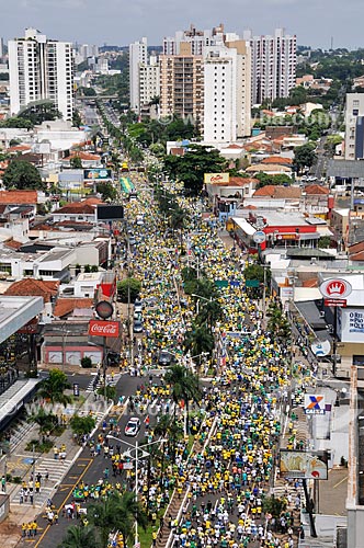  Manifestação pelo impeachment da Presidente Dilma Rousseff em 13 de março  - São José do Rio Preto - São Paulo (SP) - Brasil