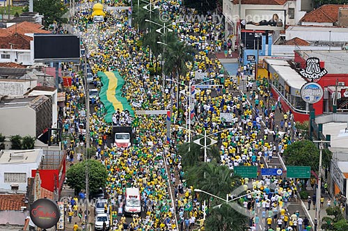  Manifestação pelo impeachment da Presidente Dilma Rousseff em 13 de março  - São José do Rio Preto - São Paulo (SP) - Brasil