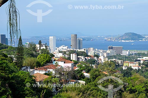  Vista do bairro do Centro a partir do Mirante do Rato Molhado  - Rio de Janeiro - Rio de Janeiro (RJ) - Brasil