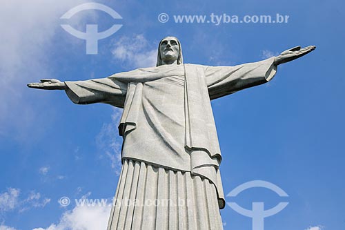  Detalhe da estátua do Cristo Redentor (1931)  - Rio de Janeiro - Rio de Janeiro (RJ) - Brasil