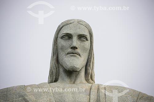  Detalhe da estátua do Cristo Redentor (1931)  - Rio de Janeiro - Rio de Janeiro (RJ) - Brasil