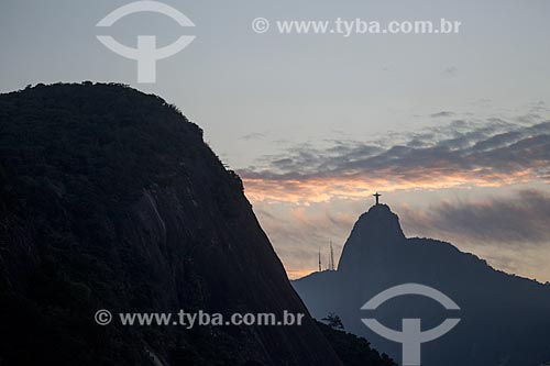  Vista do Cristo Redentor a partir da Baía de Guanabara  - Rio de Janeiro - Rio de Janeiro (RJ) - Brasil
