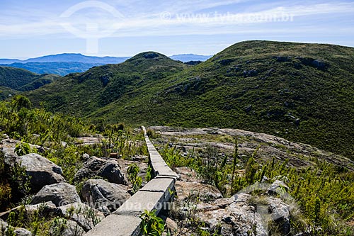  Vista geral durante a trilha do Morro do Couto no Parque Nacional de Itatiaia  - Itatiaia - Rio de Janeiro (RJ) - Brasil