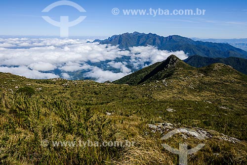  Vista geral durante a trilha do Morro do Couto no Parque Nacional de Itatiaia  - Itatiaia - Rio de Janeiro (RJ) - Brasil