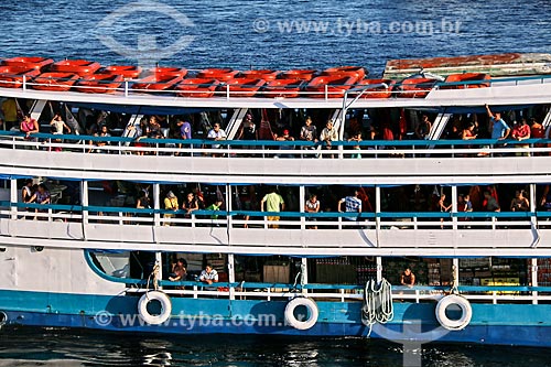  Detalhe de barco no Rio Negro  - Manaus - Amazonas (AM) - Brasil