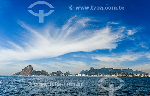  Vista da Baía de Guanabara com o Pão de Açúcar ao fundo  - Rio de Janeiro - Rio de Janeiro (RJ) - Brasil