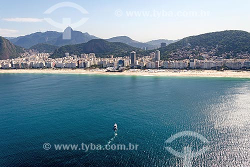  Foto aérea da Praia de Copacabana  - Rio de Janeiro - Rio de Janeiro (RJ) - Brasil