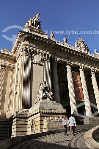  Detalhe da fachada da Assembléia Legislativa do Estado do Rio de Janeiro (ALERJ)  - Rio de Janeiro - Rio de Janeiro (RJ) - Brasil