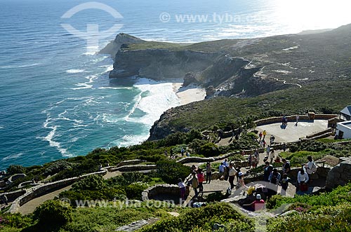  Praia Dias e Cabo da Boa Esperança vistos a partir do Farol de Cape Point  - Cidade do Cabo - Província do Cabo Ocidental - África do Sul