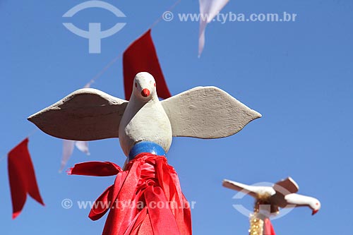  Detalhe de decoração na cidade de Paraty durante a Festa do divino  - Paraty - Rio de Janeiro (RJ) - Brasil