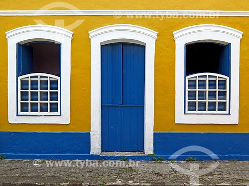  Fachada de casa em Iguape  - Iguape - São Paulo (SP) - Brasil