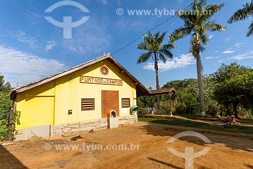  Fachada da Estação Ferroviária de Furtado de Campos (1883)  - Rio Novo - Minas Gerais (MG) - Brasil