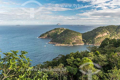  Vista da orla da cidade do Rio de Janeiro a partir do Pão de Açúcar  - Rio de Janeiro - Rio de Janeiro (RJ) - Brasil