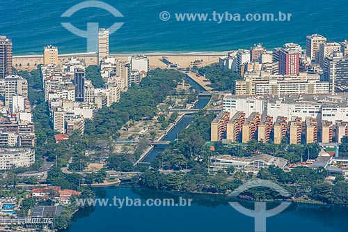  Vista do Jardim de Alah (1938) a partir do mirante do Cristo Redentor  - Rio de Janeiro - Rio de Janeiro (RJ) - Brasil