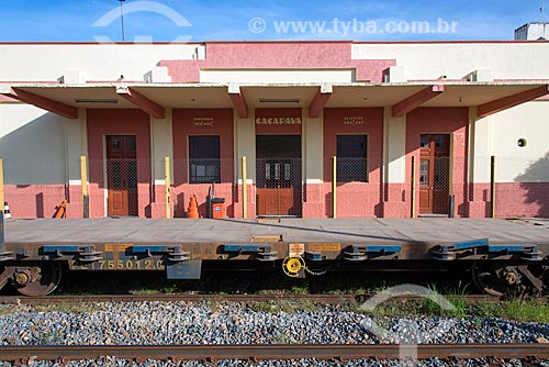  Fachada da Estação ferroviária de Caçapava  - Caçapava - São Paulo (SP) - Brasil