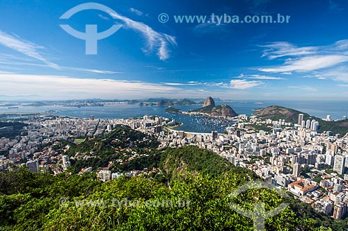  Vista da Enseada de Botafogo a partir do Mirante Dona Marta  - Rio de Janeiro - Rio de Janeiro (RJ) - Brasil