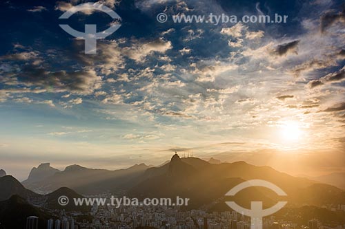  Vista do Cristo Redentor a partir do Pão de Açúcar  - Rio de Janeiro - Rio de Janeiro (RJ) - Brasil