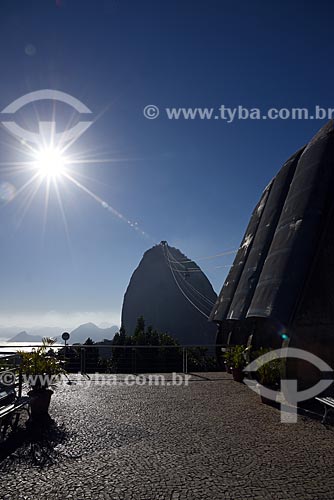  Vista do Pão de Açúcar a partir da estação do bondinho no Morro da Urca  - Rio de Janeiro - Rio de Janeiro (RJ) - Brasil