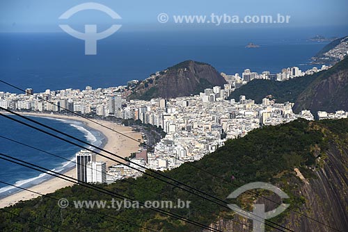  Vista do bairro de Copacabana a partir do Pão de Açúcar  - Rio de Janeiro - Rio de Janeiro (RJ) - Brasil