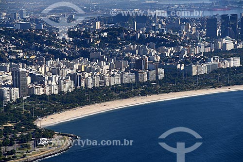  Vista da Praia do Flamengo a partir do Pão de Açúcar  - Rio de Janeiro - Rio de Janeiro (RJ) - Brasil