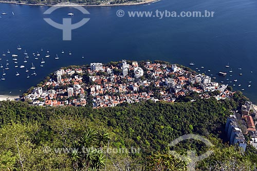  Vista de cima do bairro da Urca  - Rio de Janeiro - Rio de Janeiro (RJ) - Brasil