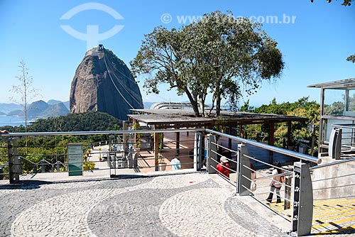  Vista do Pão de Açúcar a partir da estação do bondinho do Morro da Urca  - Rio de Janeiro - Rio de Janeiro (RJ) - Brasil