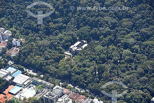  Foto aérea do Parque Henrique Lage - mais conhecido como Parque Lage  - Rio de Janeiro - Rio de Janeiro (RJ) - Brasil