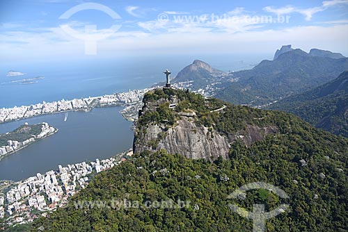  Foto aérea do Cristo Redentor  - Rio de Janeiro - Rio de Janeiro (RJ) - Brasil