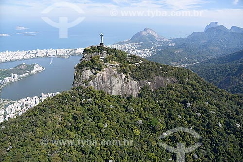  Foto aérea do Cristo Redentor  - Rio de Janeiro - Rio de Janeiro (RJ) - Brasil