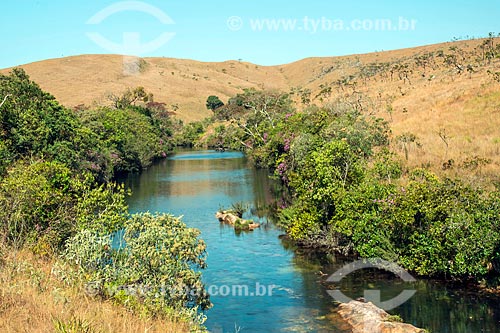  Rio São Francisco na parte alta da Serra da Canastra  - São Roque de Minas - Minas Gerais (MG) - Brasil