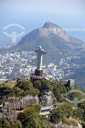  Foto aérea do Cristo Redentor  - Rio de Janeiro - Rio de Janeiro (RJ) - Brasil